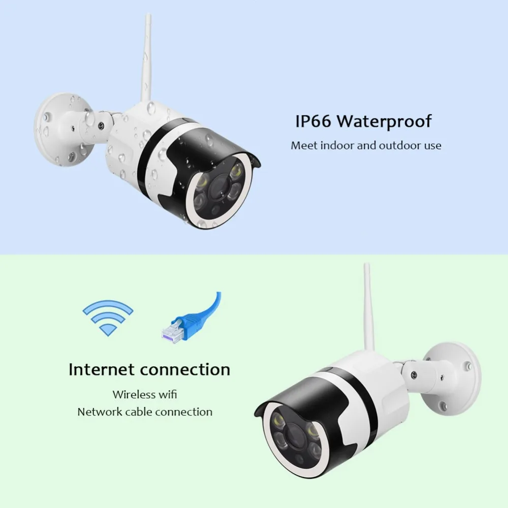 1080P Wi-Fi IP Камера открытый 2MP HD wi-fi домашняя охрана Камера Водонепроницаемый ИК Ночное видение IP камера Onvif пуля ИК наблюдения 2-полосная аудио