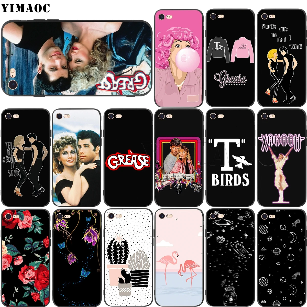 

YIMAOC Grease Tell Me About it Stud Soft Silicone Case for iPhone 11 Pro XS Max XR X 8 7 6 6S Plus 5 5s se