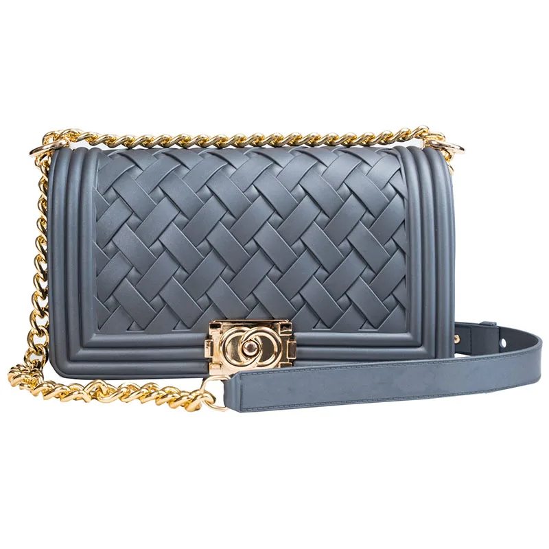 

2019 Luxury Fashion Women Bags Rhombic Chain Ladies Messenger Bag Simple Noble Ladies Shoulder Bag 5 Colors Two Sizes