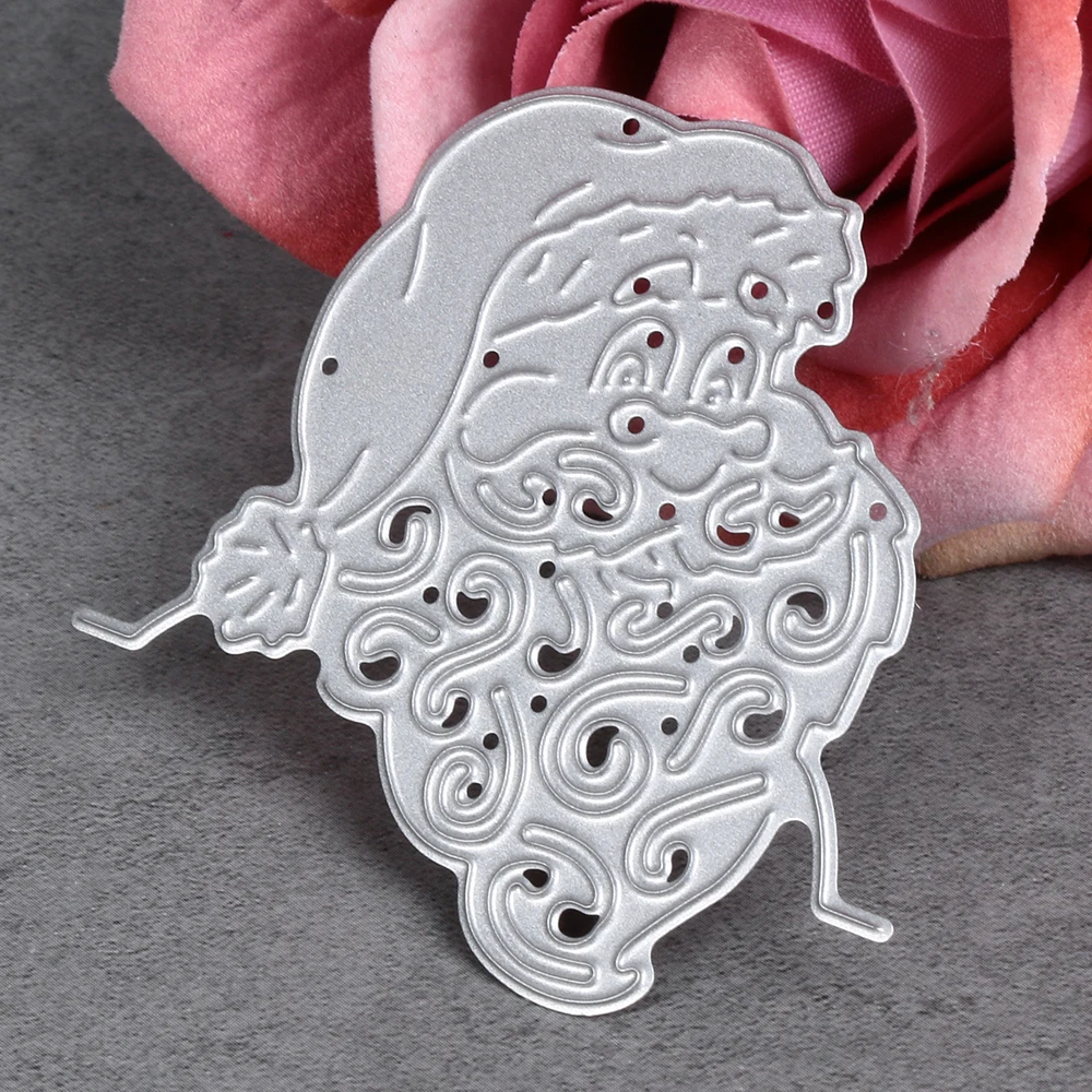 

New Santa Claus Cutting Dies Scrapbooking Photo Album Decor DIY Tree Embossing Merry Christmas Stencils Making Crafts