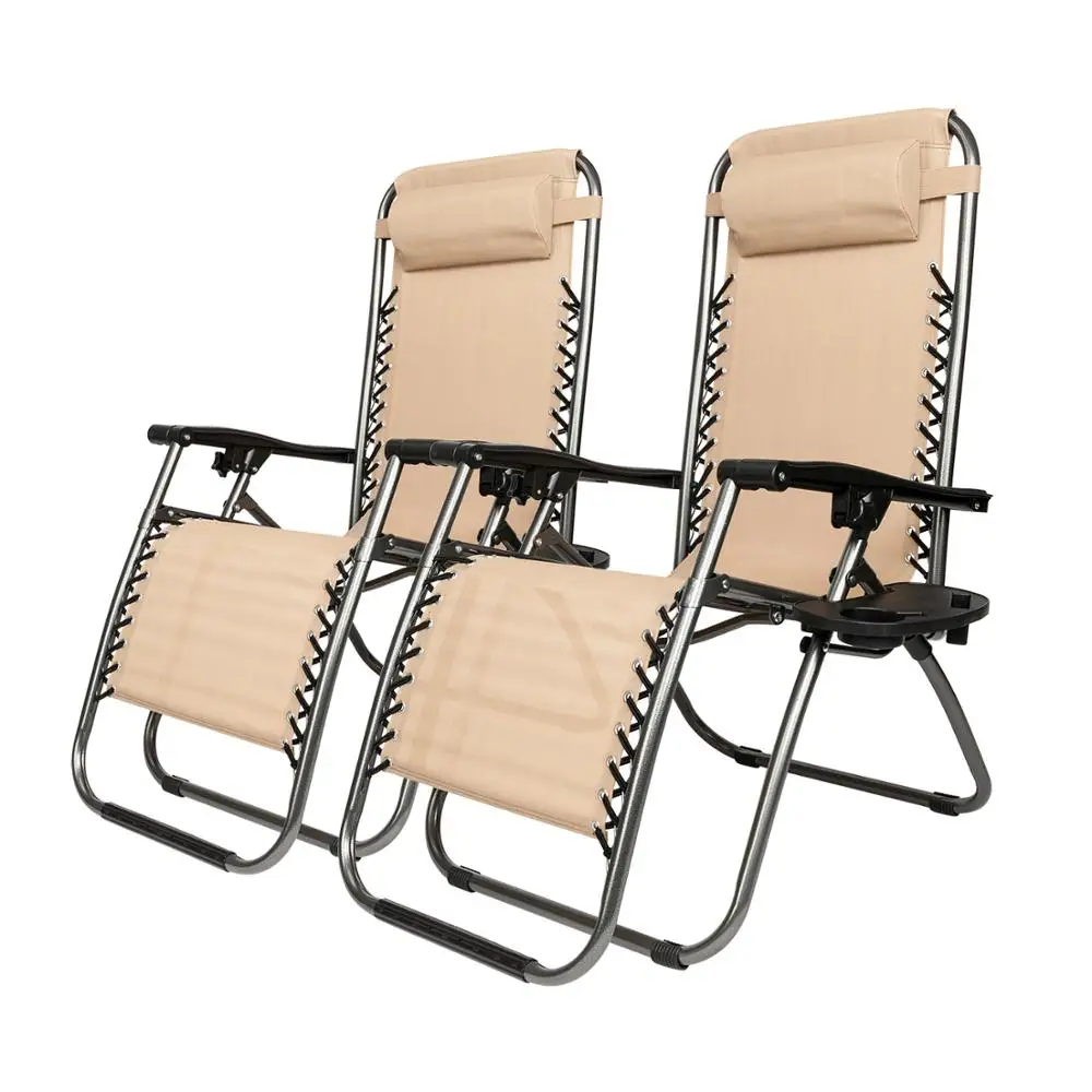 

2pcs Plum Blossom Lock Portable Folding Chairs with Saucer