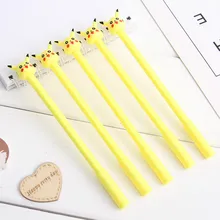 1 шт. кавайная офисная гелевая ручка Оригинальность Милый Сказочный узор школьные канцелярские принадлежности черные чернила 0,38 мм ручка заправка