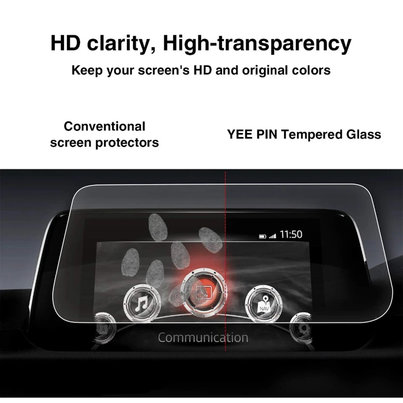 1 шт. стальной экран Защитная пленка для Mazda Cx-5 Cx5 Cx 5 автомобильный Gps навигация закаленное стекло экран защитная палочка