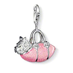 

925 Sterling Silver Cat Lying In Pink Basket Diy Animal Charms Fit Bracelets & Neckalces Making Jewelry For Women TCH0070