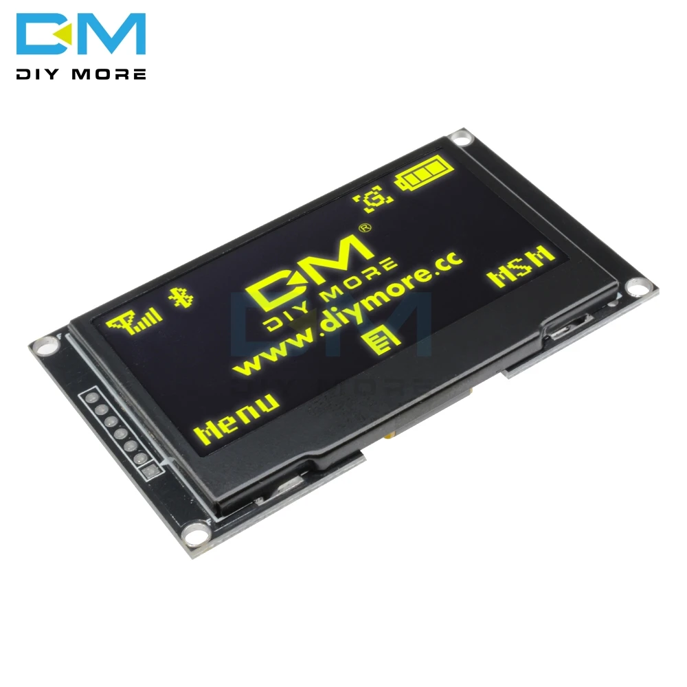 2,4" 2,42 дюймовый ЖК-экран 12864 128X64 OLED дисплей модуль C51 STM32 SSD1309 для Arduino белый/синий/зеленый/желтый