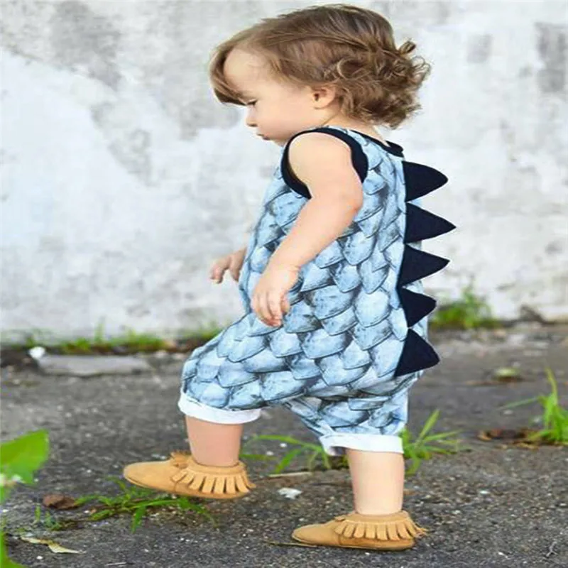 Cute Infant Baby Boy  Dinosaur Romper Jumpsuit Outfits Clothes Set Baby Boy Summer Clothes Toddler Boy Clothes Kids Clothes Boys