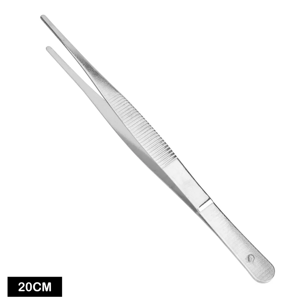 Barbecue Tweezers Stainless Steel Toothed For Home Kitchen BBQ