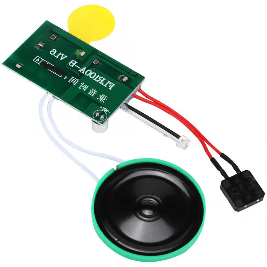 4 mins DIY записываемая поздравительная открытка модуль свет чувство голосовой записи чип аудио контроллер