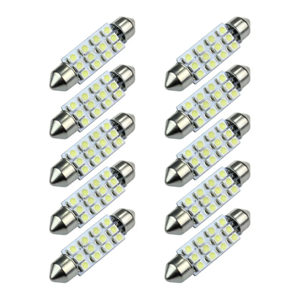 10 X Car Dome 12 352 SMD LED Bulb Light Interior (1)