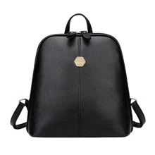 New Fashion Women PU Leather Backpack Mini Backpack Rucksack Girls School Bag for Teenager Girls Mochila Shoulder Bagpack Female