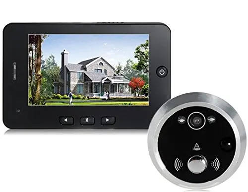 

RB-43HD-M Direct Factory Motion Sensor Function 10 Seconds Will, 4.3" LCD Screen Digital Door Viewer Electronic Cat's