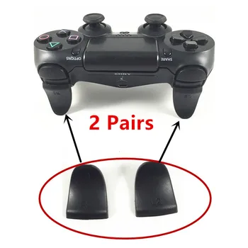 

2 Pairs R2 L2 Trigger Extenders for Playstation PS4 Pro Slim Controller Dual Triggers Attachments for Dualshock 4 PS4 Controller