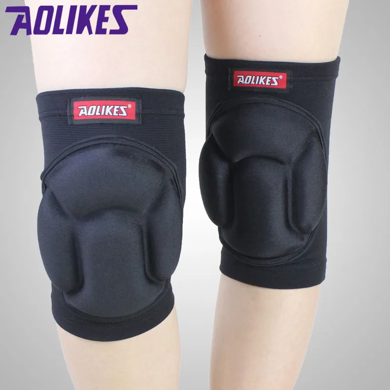 Aolikes 1 Pair Thickening Football Volleyball Extreme Sports Knee Pads