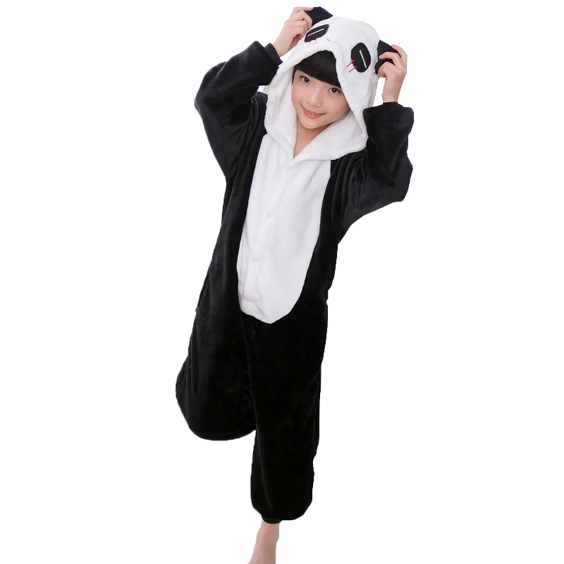 

Panda pijama infantil kids girl boy onesie Kids Girls Pajamas Christmas Cosplay Children Warm Pyjama Cute Animal Panda Costume