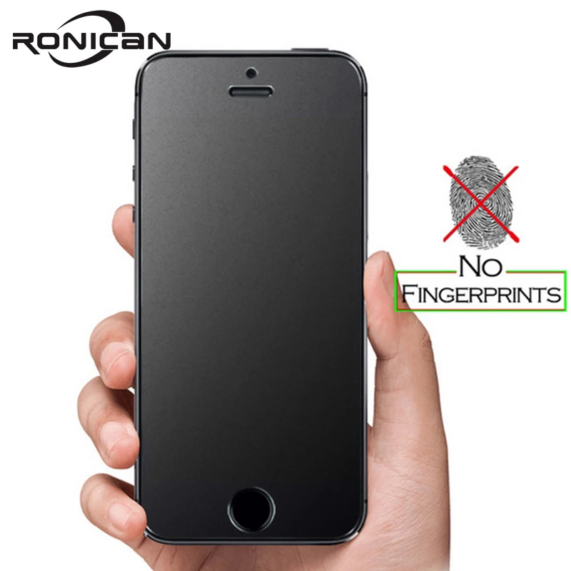  RONICAN frosted matte glas Für iphone SE gehärtetem glas 9h härte iphone 6 7 explosion-proof schutz