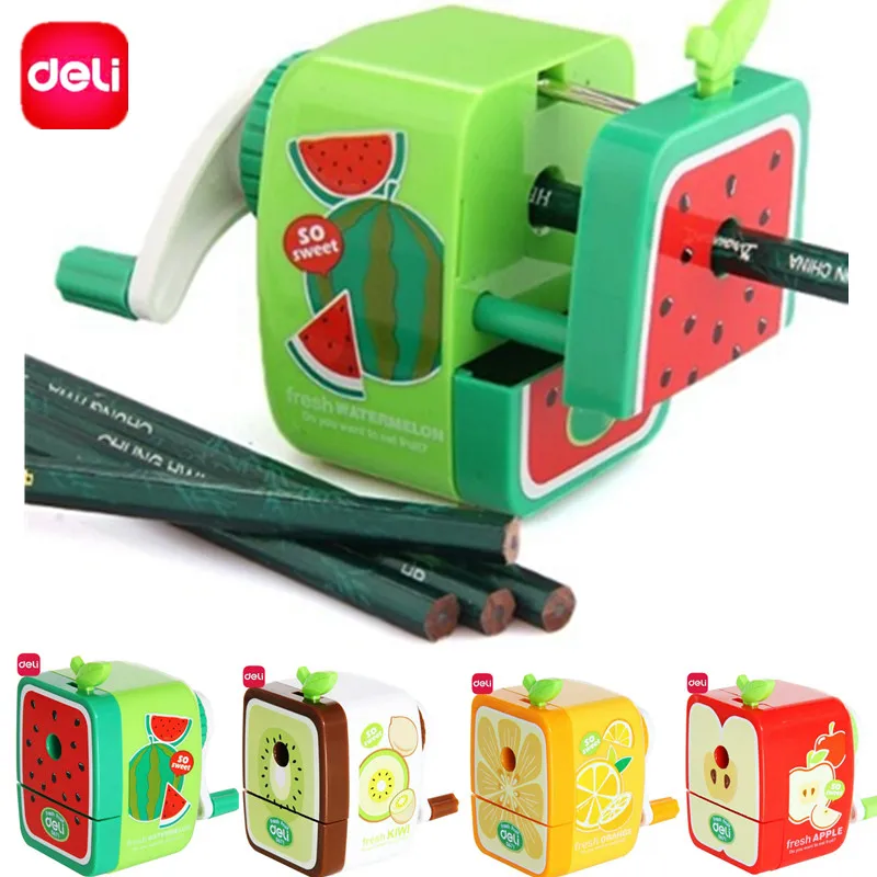 Deli Manual Pencil Sharpener Top Brand High Quality Hand Crank Mechanical Accessory Desktop