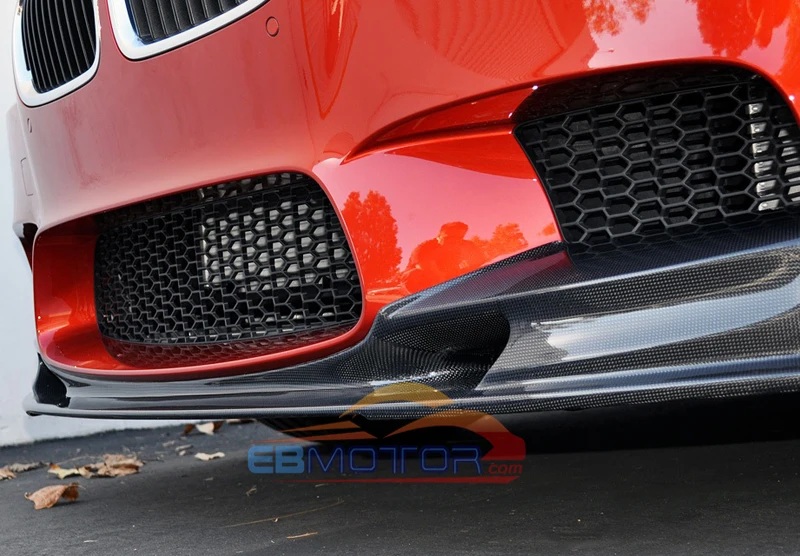 3D Стиль Реальные углеродного волокна передний спойлер для BMW F10 5-Series M5 модель 2012UP B201