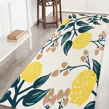 Прикольный коврик для кухонной и входной двери, Противоскользящий коврик для ванной комнаты, прихожая, 50x80 см, дизайн Ins Flora