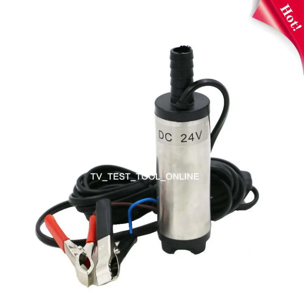 

TKDMR 2V DC Diesel Fuel Water Oil Car Camping Fishing Submersible Transfer Pump free shipping