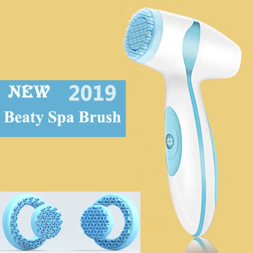 Online Dropshipping Link For Vip Electric Facial Cleansing Brush Sonic Pore Cleaner Nu Galvanic Spa Skin Care Massager Face lift