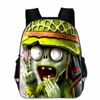 

11/13/16 Inch New Plants vs Zombies School Backpack Girl Boy Primary Student Schoolbags Children Cartoon backpacks