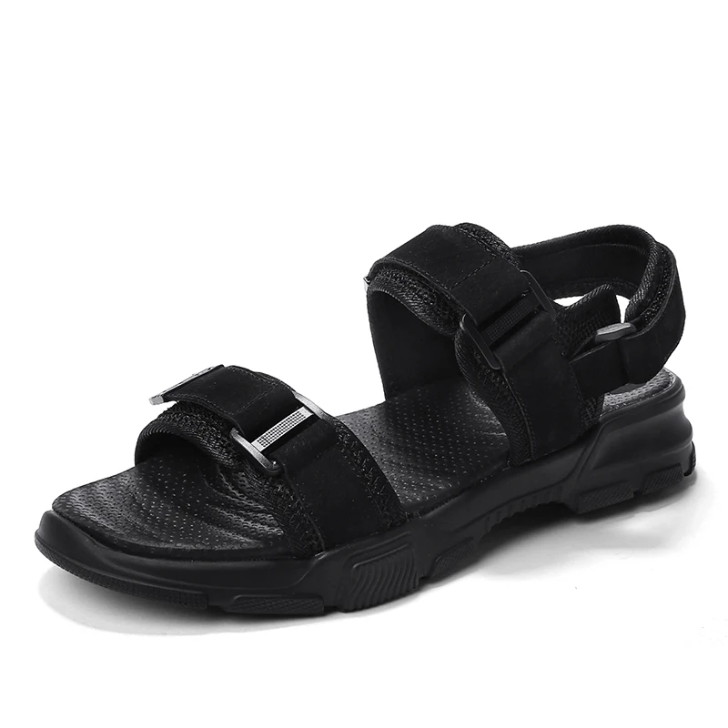 Пляжные сандалии; сандалии-гладиаторы для мужчин; Sandalias Hombre Heren Schoenen; Летняя обувь; повседневная обувь на липучке; мужские шлепанцы