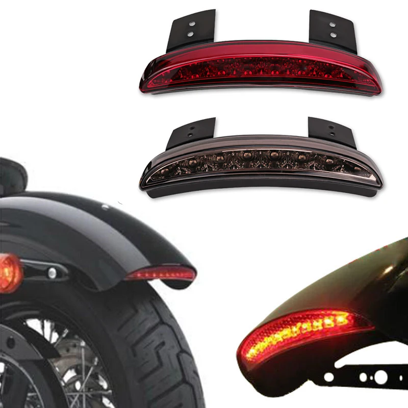 Led Motorcycle Tail Light Lamps Motor Cafe Racer Rear ...