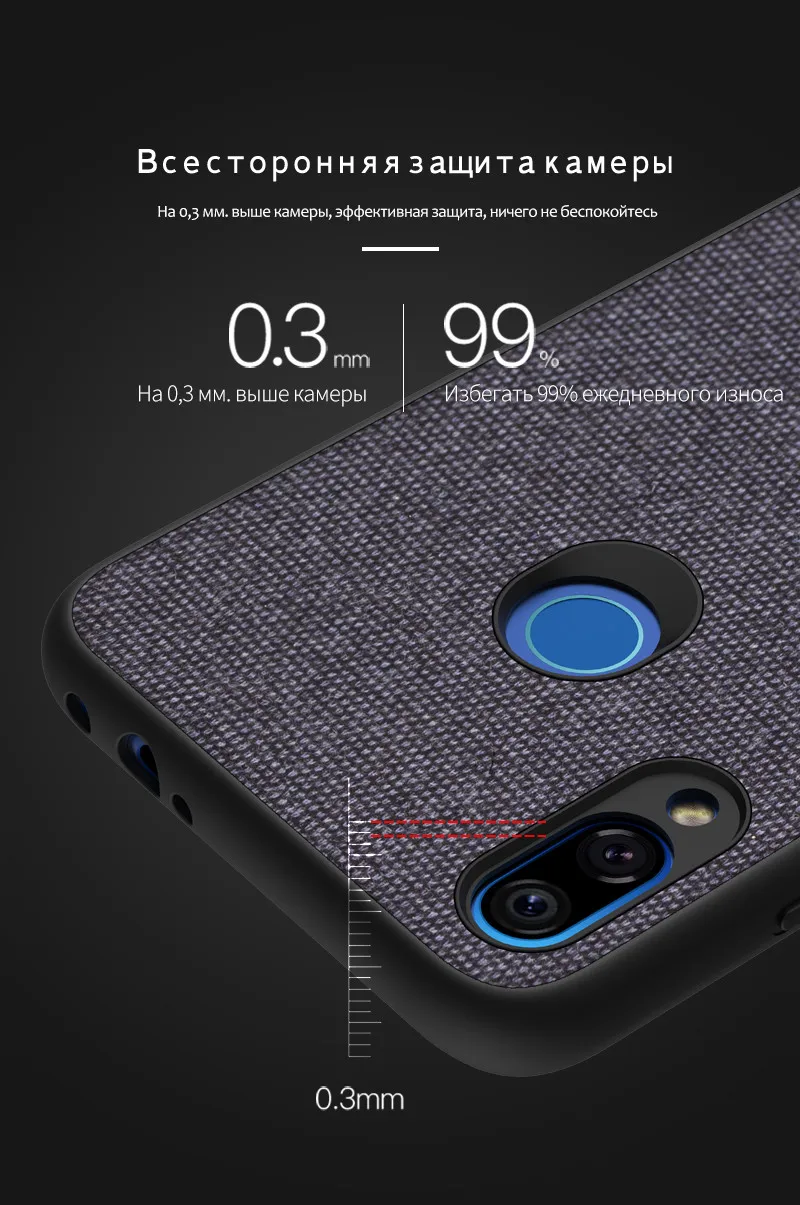 For Xiaomi Redmi Note 7 Case New Redmi Note 7 Case Cloth TPU Business Dark Gentleman Case For Xiaomi Redmi Note 7 Pro Case10