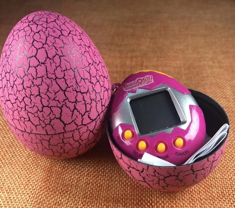 Дропшиппинг многоцветный Динозавр яйцо Виртуальная кибер цифровая игрушка для домашних животных тамаготчи цифровой электронный E-Pet Рождественский подарок - Цвет: Pink