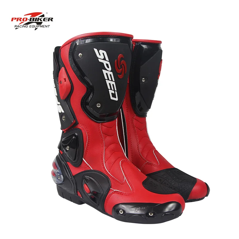 Probiker СКОРОСТЬ мотоботы botas мото rcycles для мужчин botas мотоциклы мопеды крест 40/41/42/43/44/45