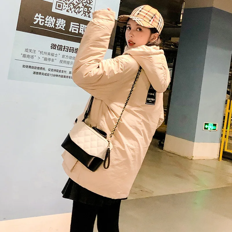Beige Manteau Casual Épais De Femmes black Dq132 Chaud Grande Coton Capuchon Veste À D'hiver Nouveau 2018 Poche pink YwxpqvZX