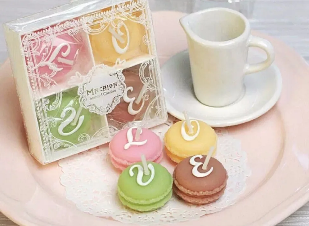 

10 Set Love Mini Cake Candle For Wedding Party Birthday Souvenirs Gifts Favor Packaged with box