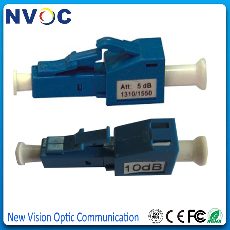 10PCS NEW LC fixed Optical Fiber Attenuator Fast Connector Fiber