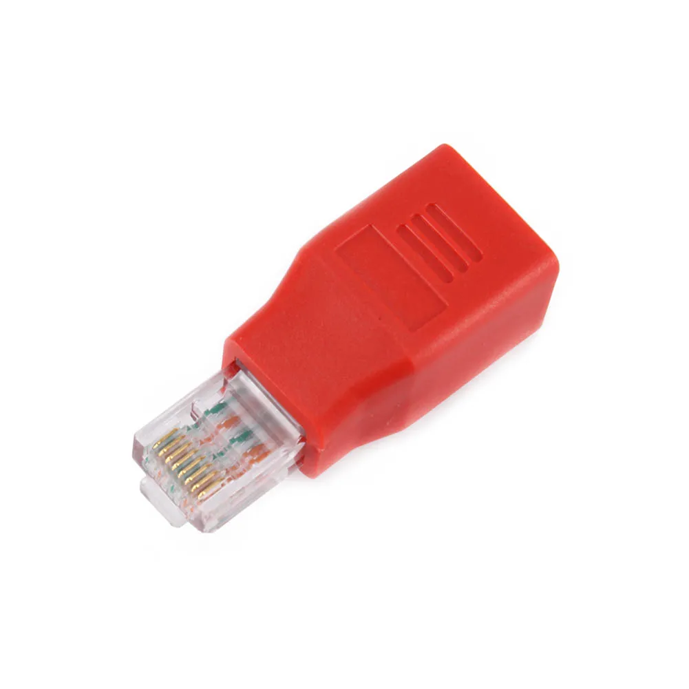 

RJ45 M/F Crossover Adapter Male to Female Crossed Ethernet Cable Adaptor New Arrival