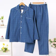 Мужской пижамный комплект кимоно юката, хлопковая льняная рубашка с длинными рукавами, брюки, спортивный костюм, весна-осень