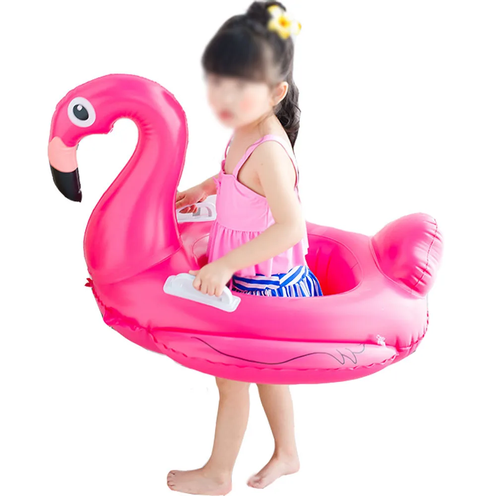 

Children Pool Float Inflatable Flamingo Boat Swimming Ring Float Tube Raft Kid Summer Water Fun Pool Toy Kids Swimming ring