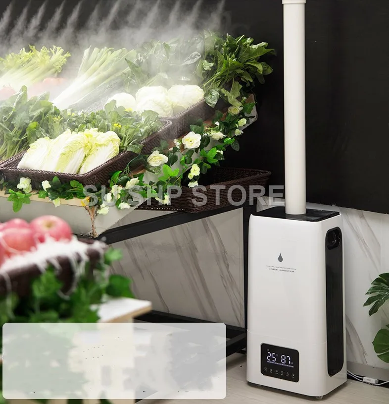 Goedkoop 220V Commerciële 23L Elektrische Luchtbevochtiger Industriële Supermarkt Groente En Fruit Vers houden High power Spray Mist Maker