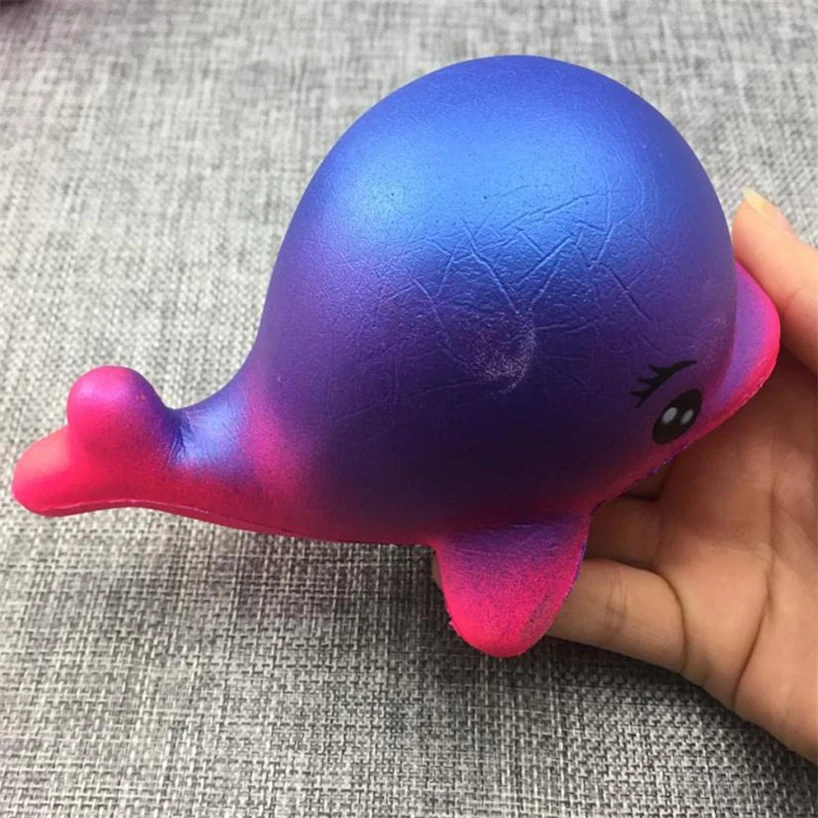 Exquisite Fun Big Whale Squishy Charm Slow Rising 14cm Simulation Kid Toy Squeeze Toys 2018MAR29 | Игрушки и хобби