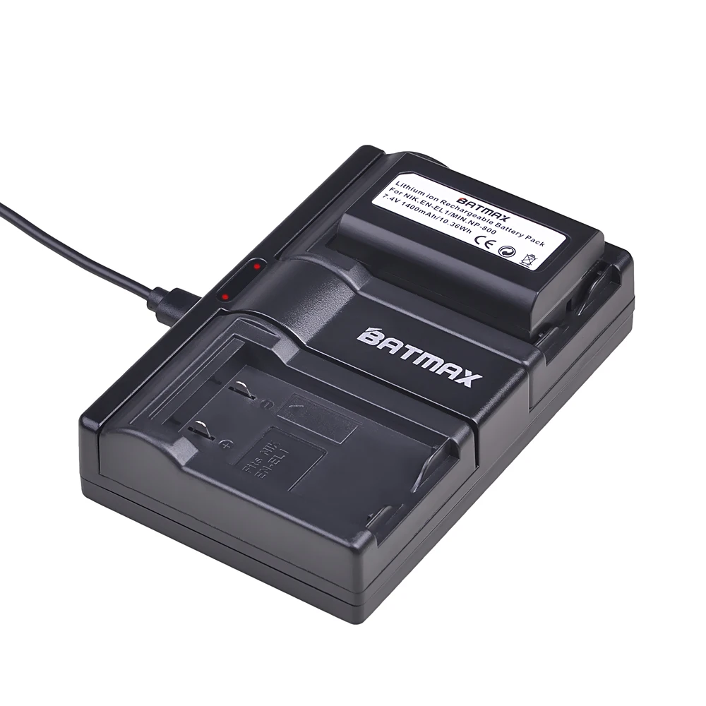 

1pc EN-EL1 ENEL1 battery +USB Dual Channel Charger for Nikon Coolpix 500 775 880 885 990 995 4300 4500 4800 5000 5400 5700 8700