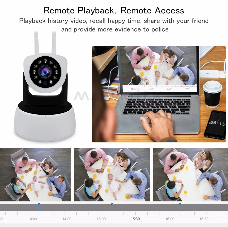 Радионяня Домашняя безопасность ip-камера Беспроводной Детский фотоаппарат wifi Аудио Видео няня камера ночного видения мини-камера для детского телефона 1080P