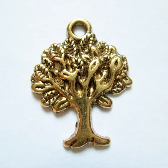 10 pcs Tree of Life Charm 22 X 17 mm Antique Gold, Lead, Nickel