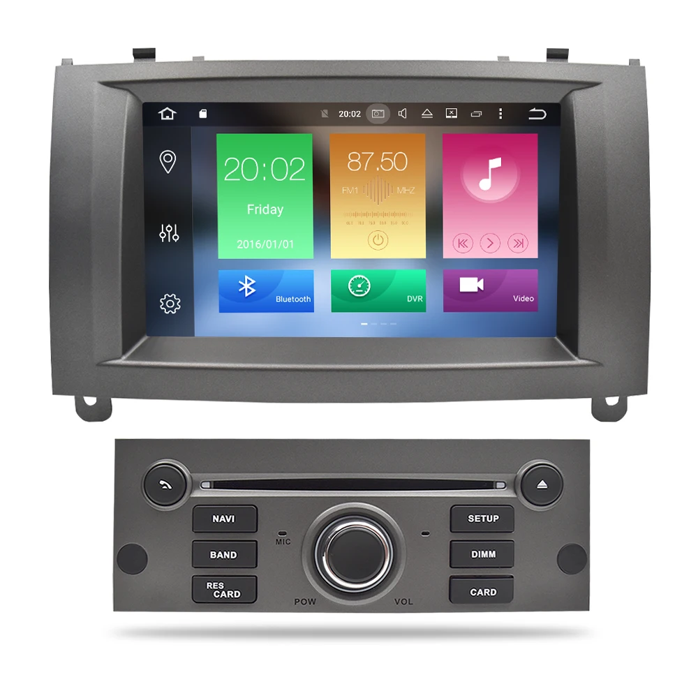 Excellent Android 9.0 4G RAM Auto Glonass GPS Navigation Car DVD Stereo Headunit for Peugeot 407 2004-2010 auto radio RDS Multimedia 32G 1 Excellent Android 9.0 4G RAM Auto Glonass GPS Navigation Car DVD Stereo Headunit for Peugeot 407 2004-2010 auto radio RDS Multimedia 32G 1
