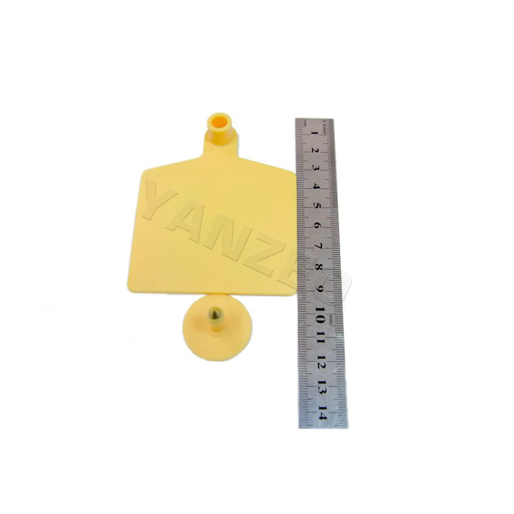 YANZEO 860 ~ 960MHz ISO 18000 6C UHF RFID Ушные бирки для животных крупного рогатого скота овец
