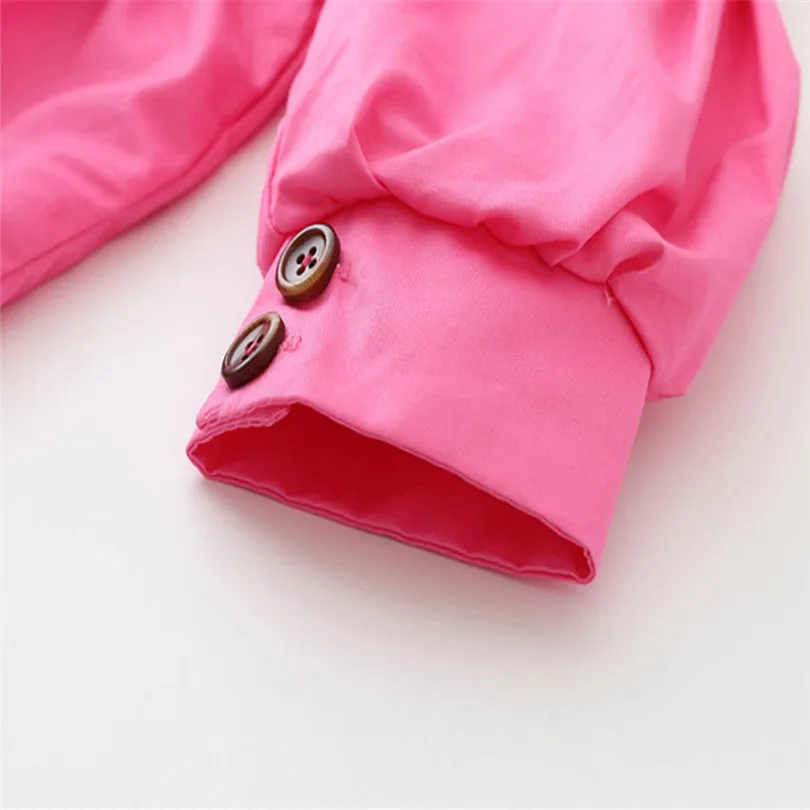 2019 new cute Toddler Infant Baby Boys Girls Solid Belt Bottons Trench Wind Coat Tops Outfits fashion design  (17)