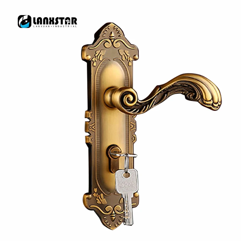 

Top Quality Home Using Zinc Alloy Lock Decoration Materials Hardware Accessories Mechanical Handle Locks