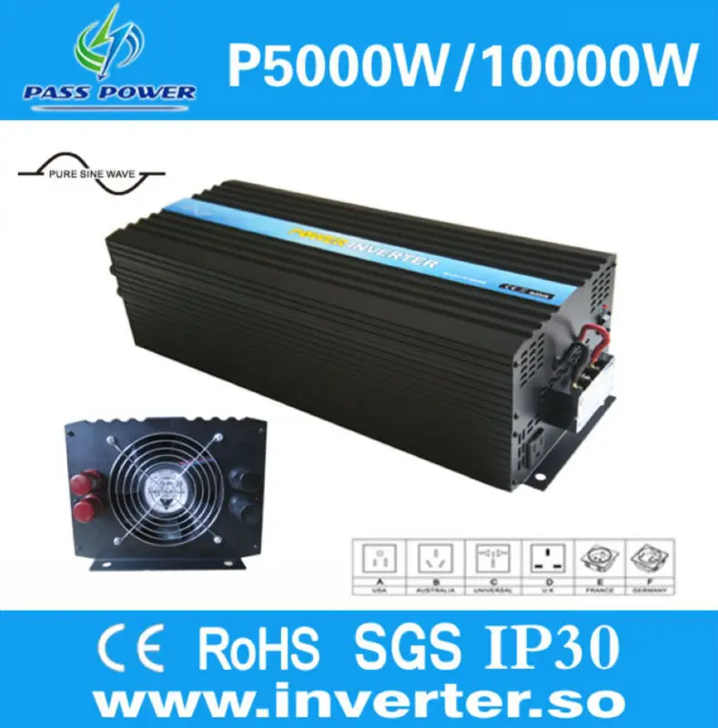 

Off grid Pure Sine Wave Solar/wind Power Inverter 5000W/5kw DC 48V TO AC 240V