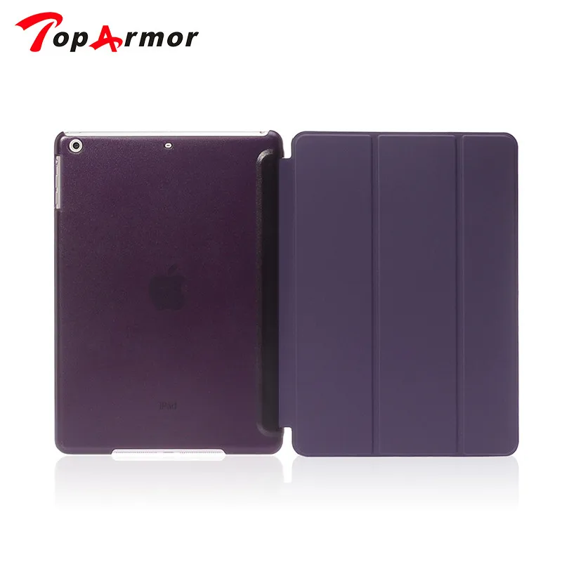 TopArmor роскошный чехол-подставка из искусственной кожи для ipad mini 2 с прозрачной смарт-задней крышкой для Apple ipad mini 1 2 3 - Цвет: 4