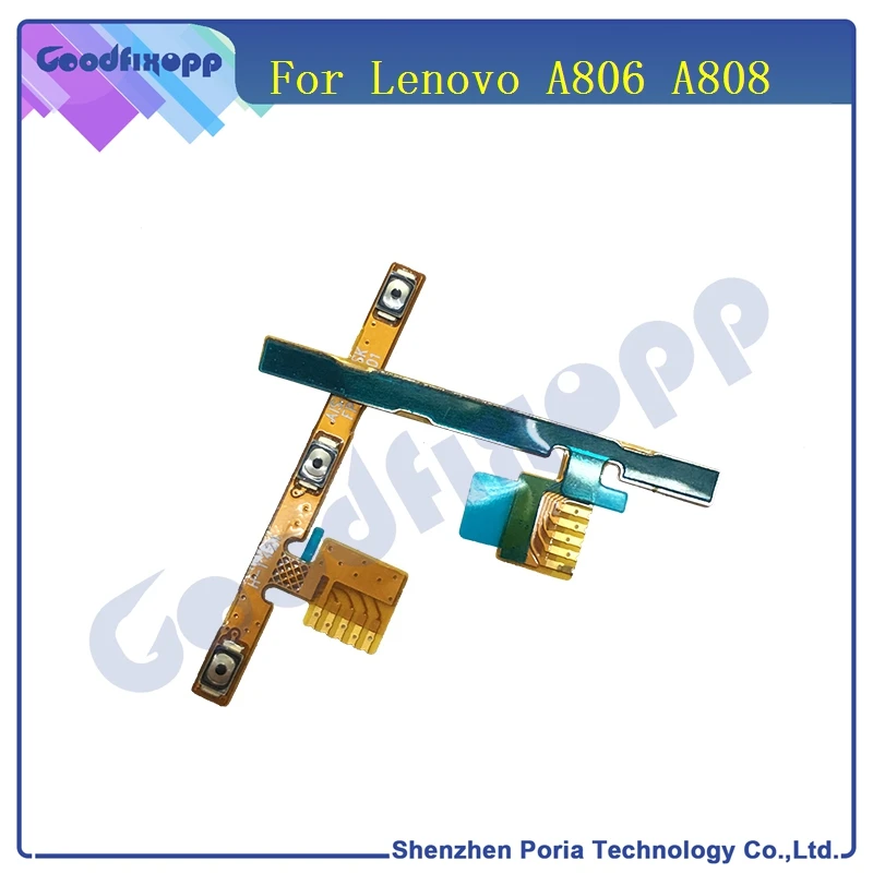 LEN049 Original 100% tested For Lenovo A806 A808 Power on off Volume Button Up Down Key Flex Cable Ribbon Replacement Parts free shipping(1)