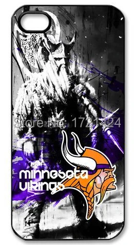 Wholesale lots Welcomed Minnesota Viking Case for Iphone i4 4s 5 5s 5c 6 6plus |