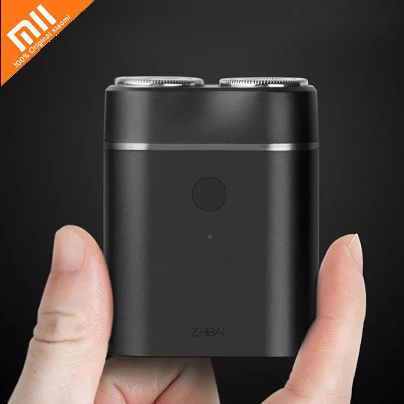 

Original Xiaomi Zhibai Mini Electric Shaver Water Washed Low Noise Stainless Steel Double-Ring Blade Portable Beard Knife Mijia